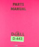 DoAll-Doall V-26, Band Saw, Parts Manual Year (1968)-V-26-01